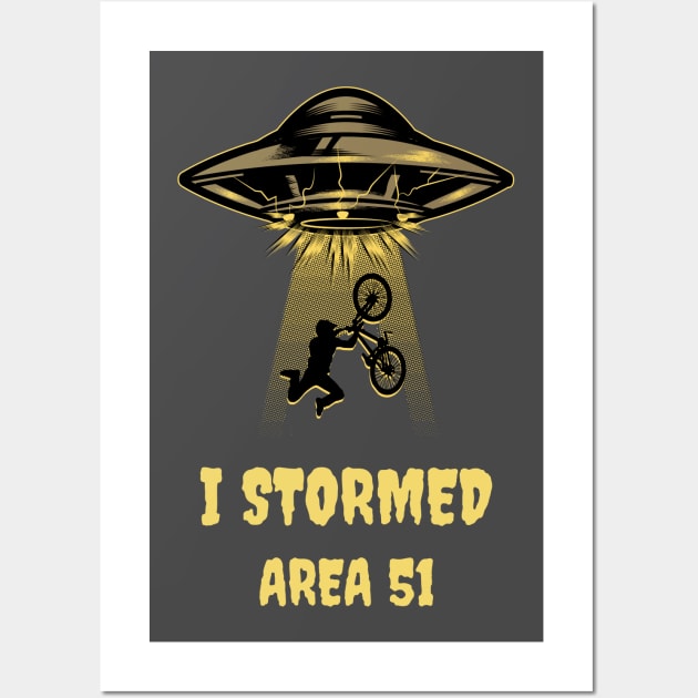 I Stormed Area 51 Wall Art by shopium61